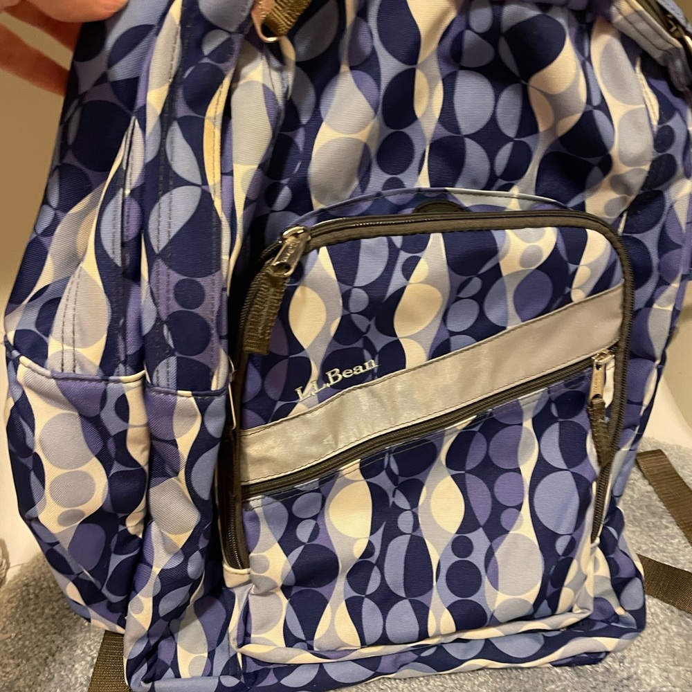 LlL Bean Blue Backpack